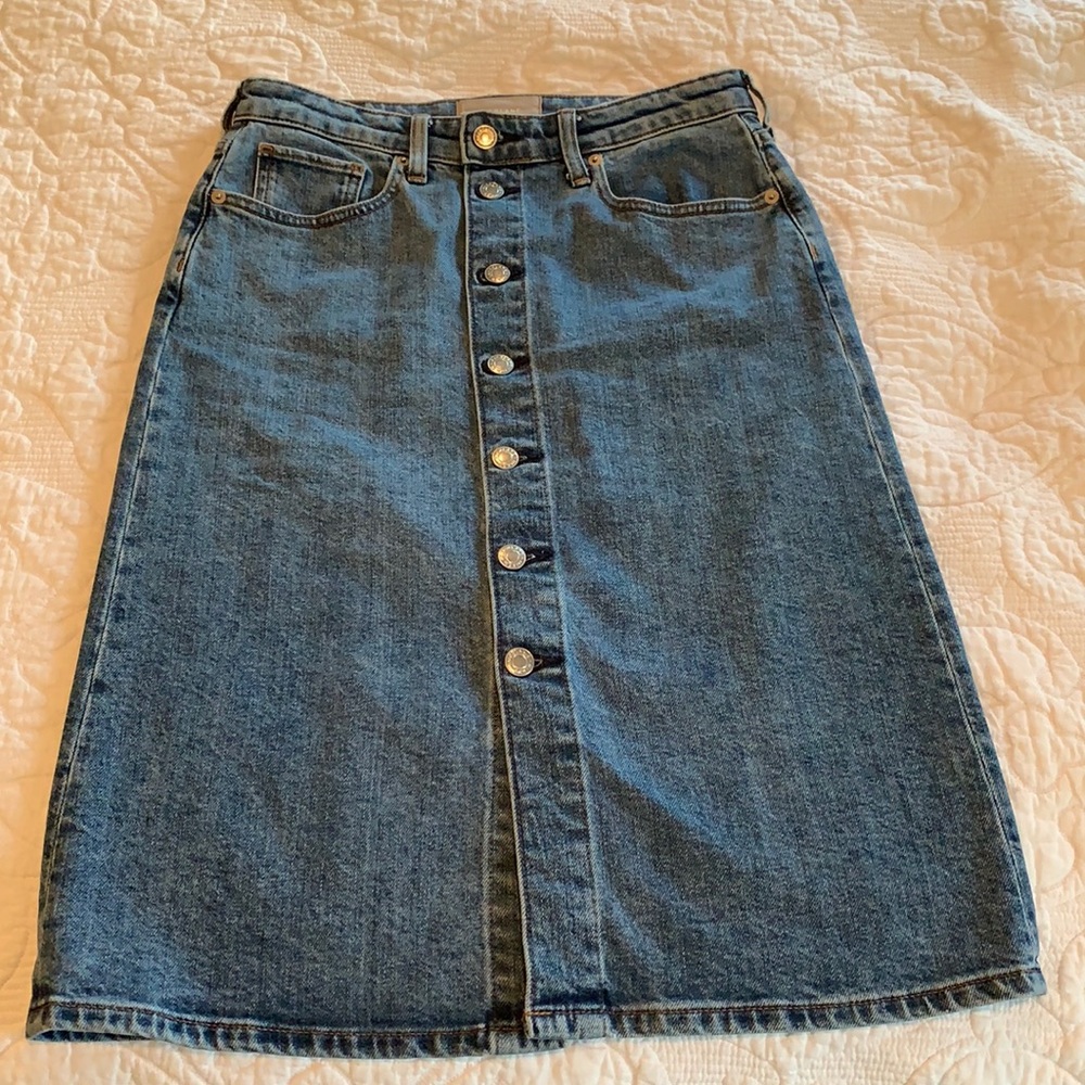 Everlane denim jeans skirt size 27 waist